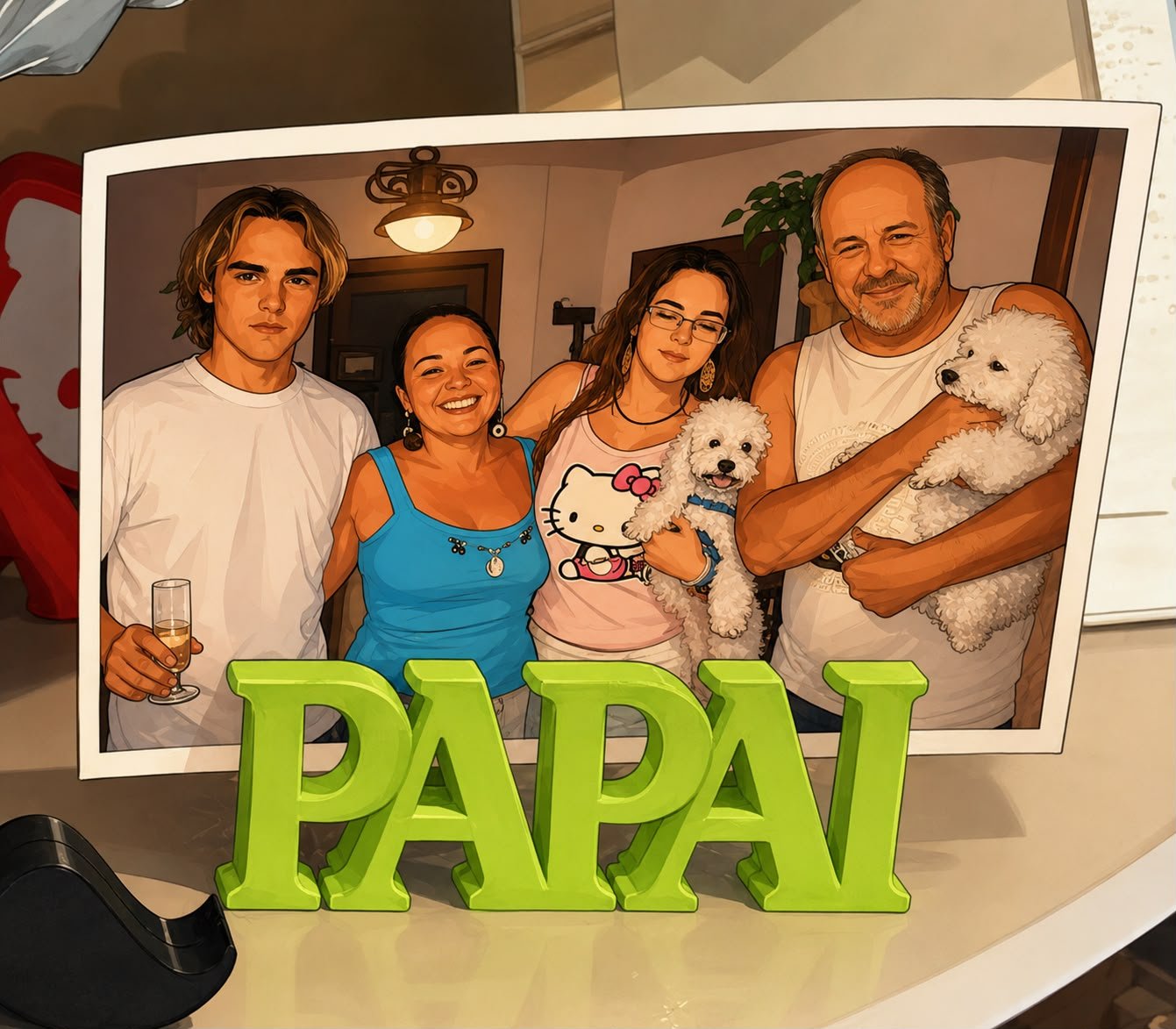Foto Polaroid PAPAI - Grande